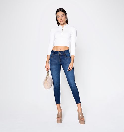 WOMEN'S MID RISE ULTRA SLIM FIT JEAN