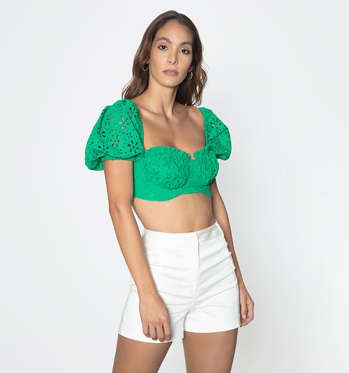 WOMEN'S SHORT SLEEVE CROP TOP