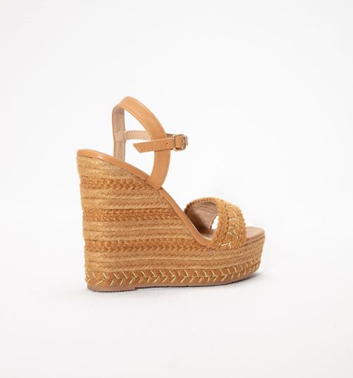 WOMEN'S LUREX JUTE WEDGE SANDAL