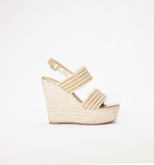 WOMEN'S JUTE WEDGE SANDAL