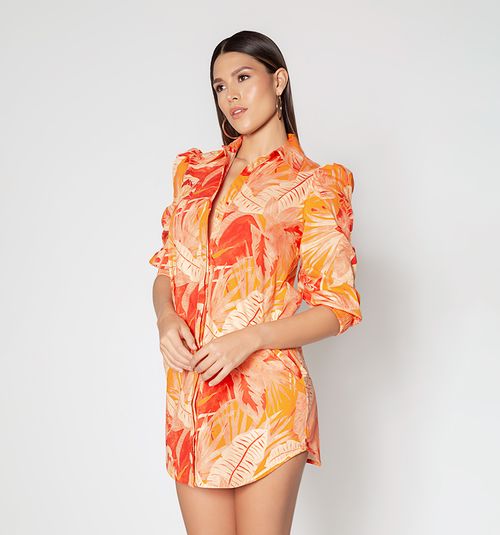 WOMEN'S 3/4 SLEEVE SHORT DRESS