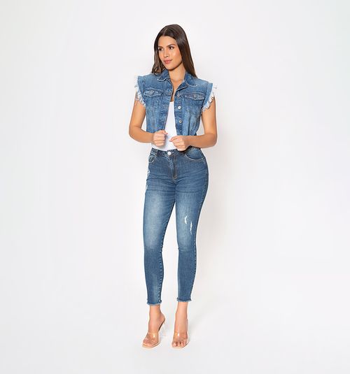 WOMEN'S DENIM VEST