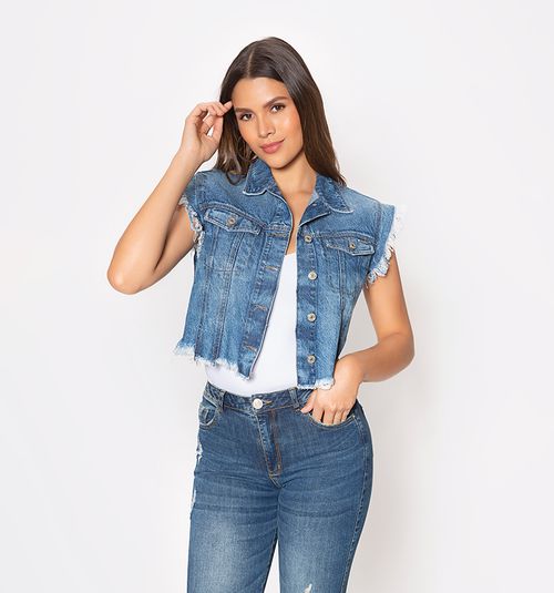 WOMEN'S DENIM VEST