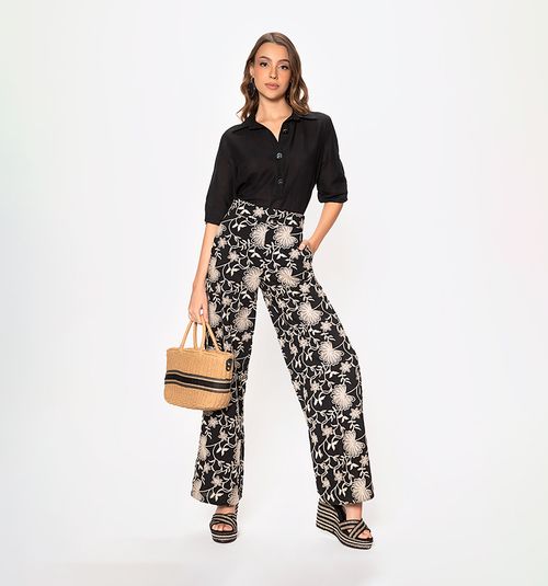 WOMEN'S HIGH RISE PALAZZO PANTS