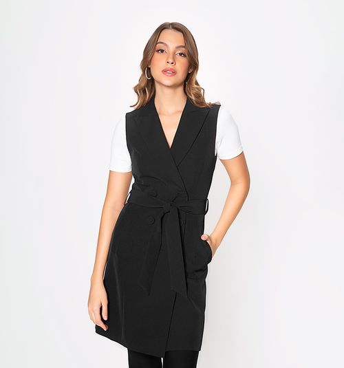 Vest with Metallic FF Button