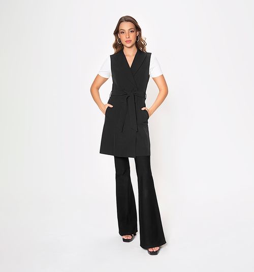 Vest with Metallic FF Button