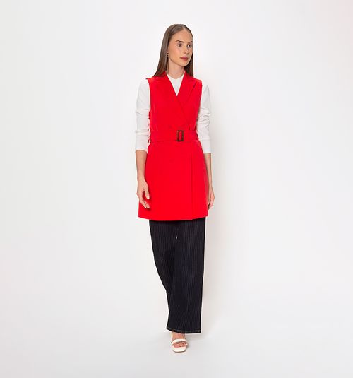 Vest with Metallic FF Button