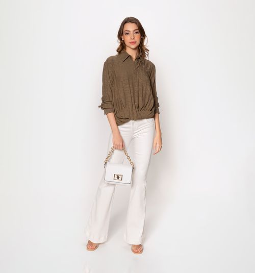 Twisted long sleeve shirt | Studio F