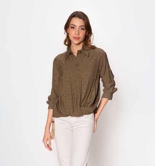 Twisted long sleeve shirt | Studio F