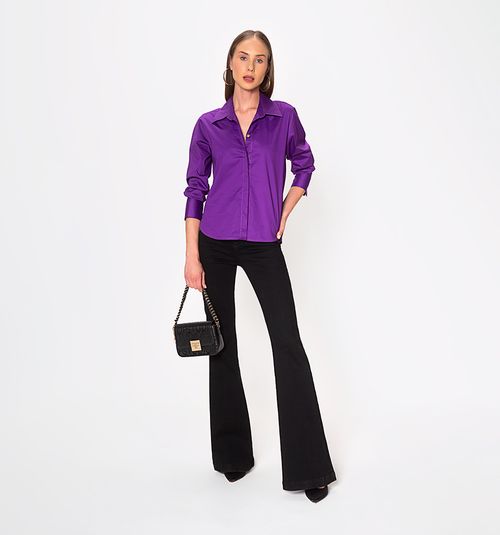 Sleeve shirt with wide cuff
