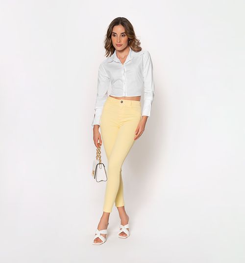 Long sleeve blouse with back spaghetti straps