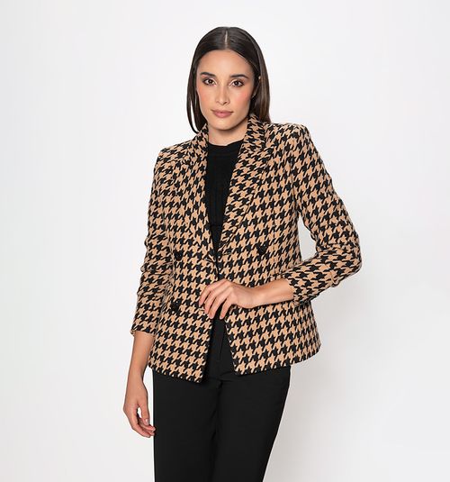 Large Houndstooth Blazer