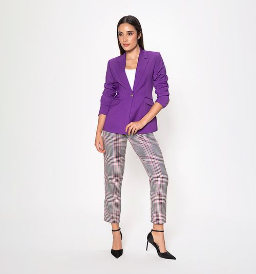 Classic one-button blazer