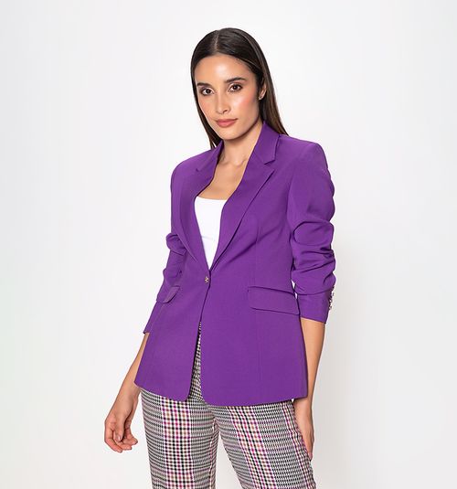 Classic one-button blazer