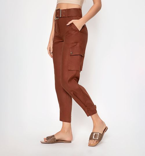 Cargo Pants with Boot Detail