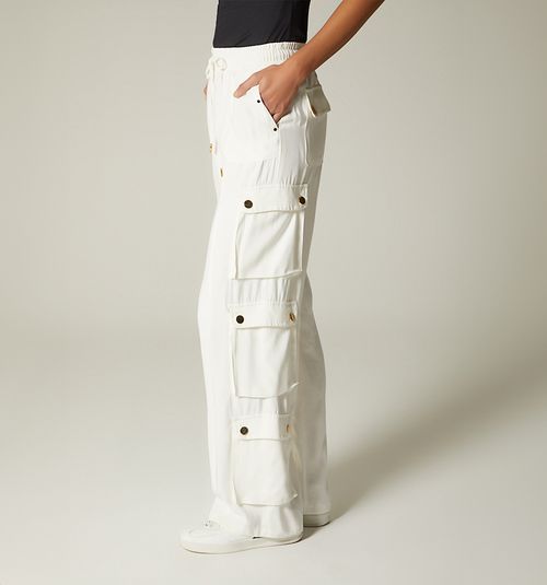 CARGO PANTS WITH ELASTIC WAISTBAND