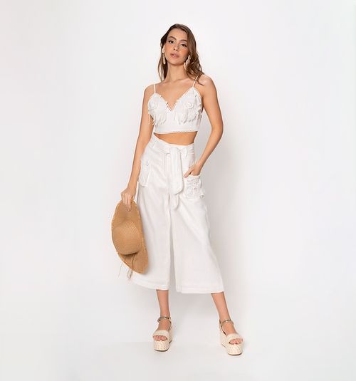 CULOTTE WITH POCKETS IN COMBINATION