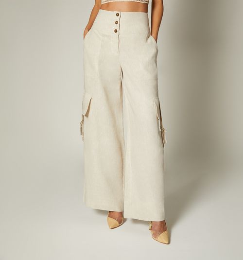 HIGH WAIST CARGO PANTS