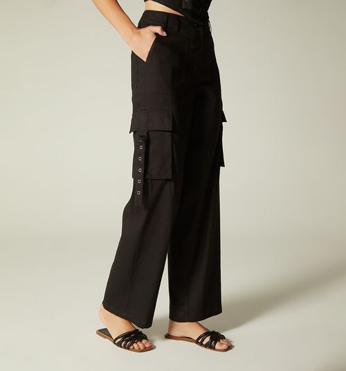 HIGH WAIST CARGO PANTS