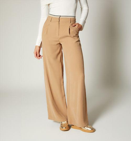 PALAZZO PANTS SUPER HIGH WAIST WITH DETAIL