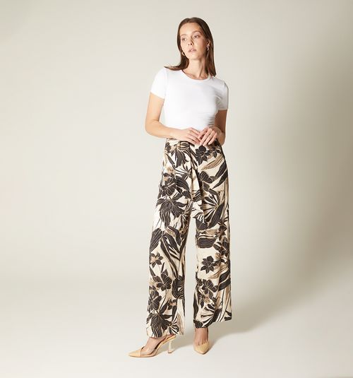 HIGH WAIST PALAZZO PANTS WITH TIE