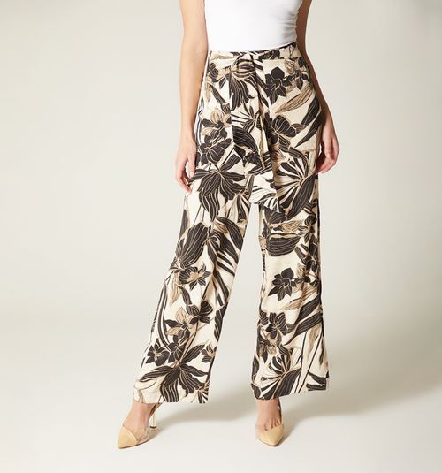 HIGH WAIST PALAZZO PANTS WITH TIE