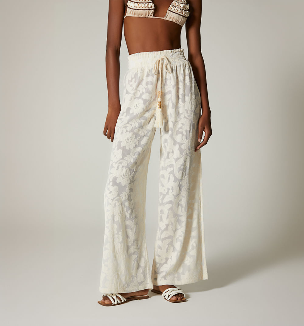 Pantalonesleggings-CREMA-