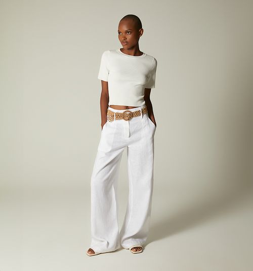 SUPER HIGH WAIST PALAZZO PANTS, BELT