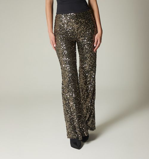 HIGH WAIST PALAZZO SEQUIN PANTS