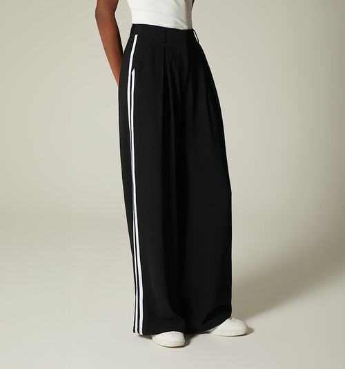 HIGH WAIST PANTS DIAGONAL POCKET