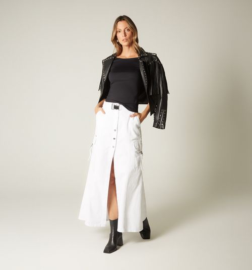 LONG SKIRT WITH UTILITY POCKETS