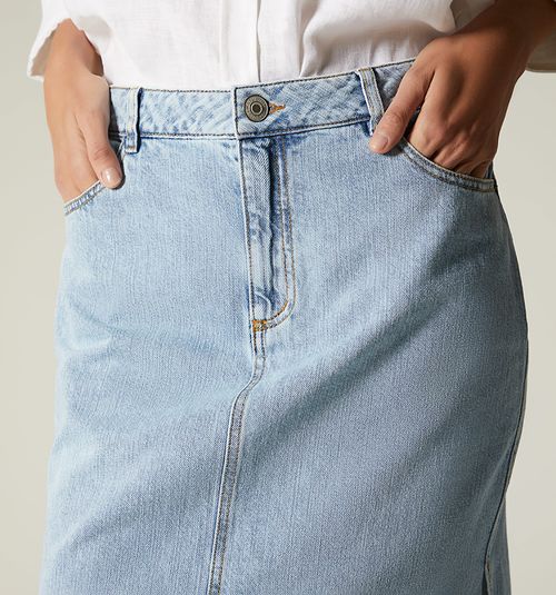 THREE-QUARTER SKIRT POCKETS