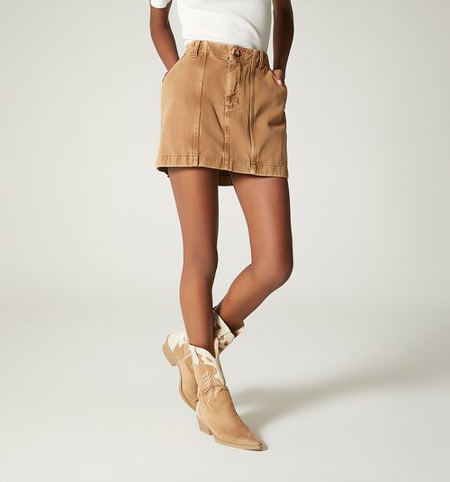 Short Cargo Skirt at the Waist