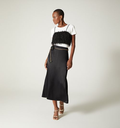 MIDI SKIRT WITH BELT