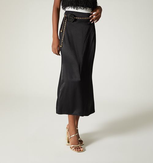 MIDI SKIRT WITH BELT