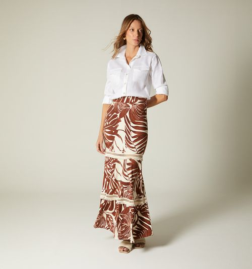 LONG SKIRT WITH INPUT