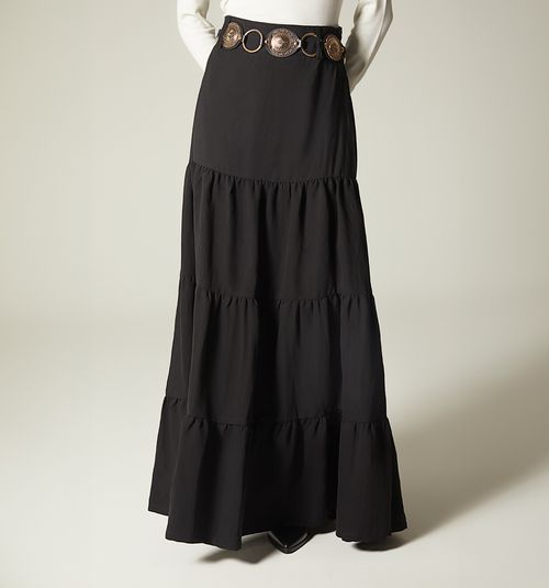 PLEATED SKIRT WITH BELT