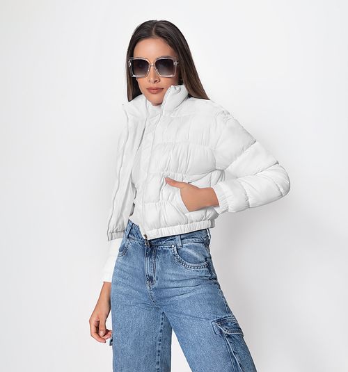 QUILTED CROP JACKET