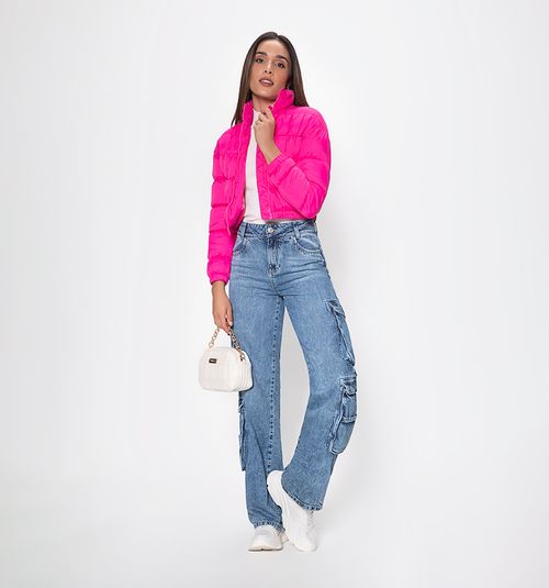 QUILTED CROP JACKET
