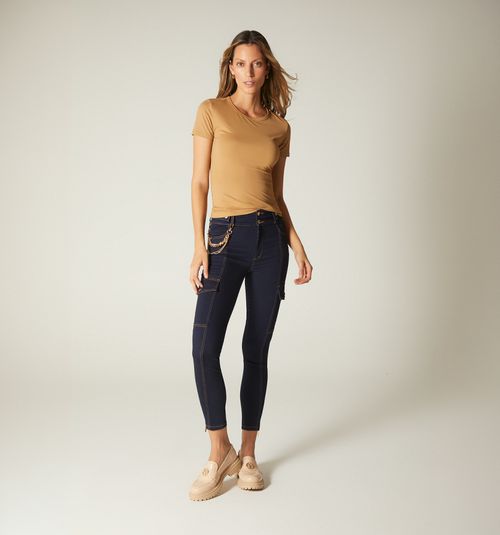 ULTRASLIM HIGH WAIST CARGO JEAN WITH POCKETS