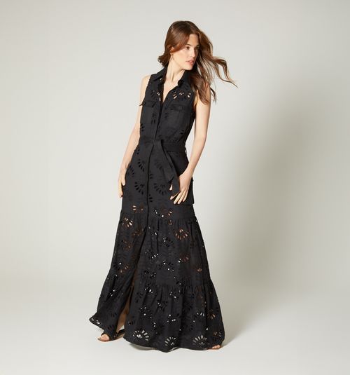 LONG SLEEVELESS DRESS