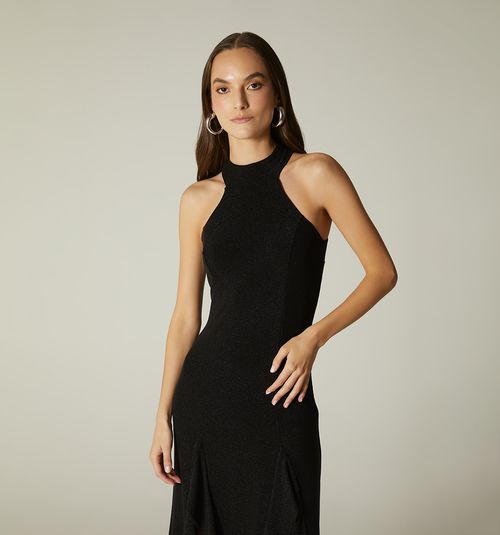 LONG DRESS WITH BACK NECKLINE