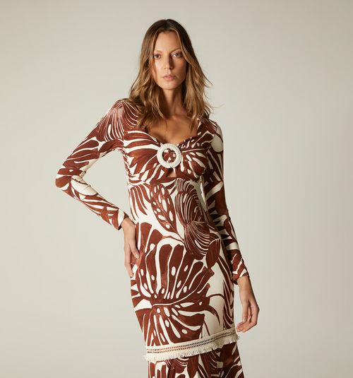 LONG SLEEVE LONG DRESS