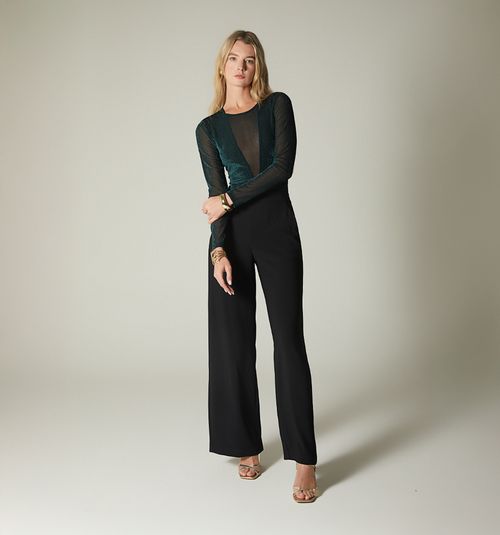 LONG SLEEVE BODY WITH DEEP NECKLINE