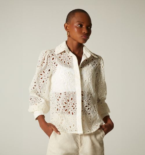 SHIRT BLOUSE IN HOJAROTA