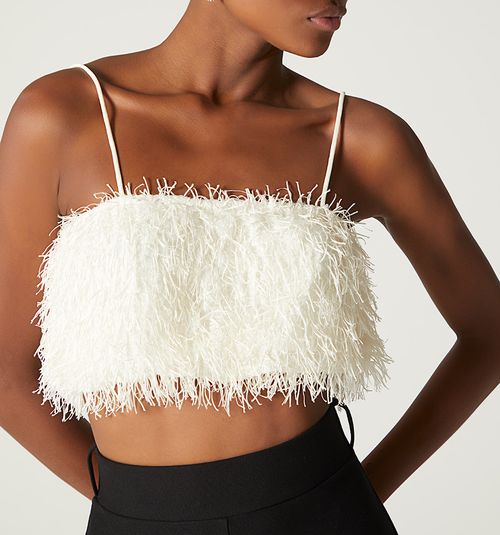 Fringe Crop Blouse