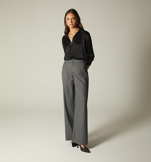 HIGH WAIST PANTS SET STRAPLESS BLOUSE