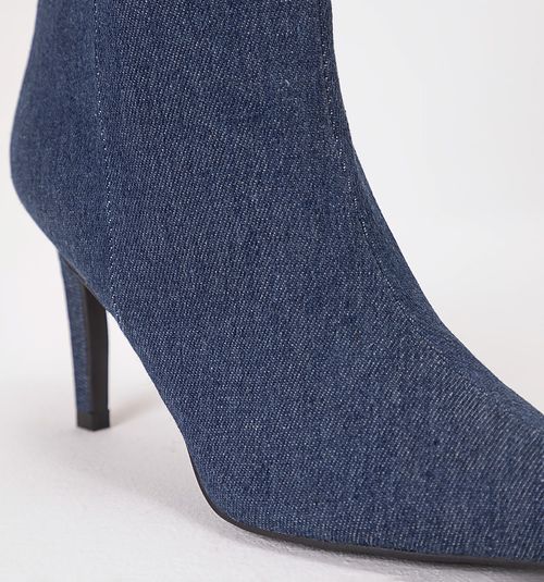 MID-CALF DENIM BOOT