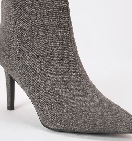 MID-CALF DENIM BOOT