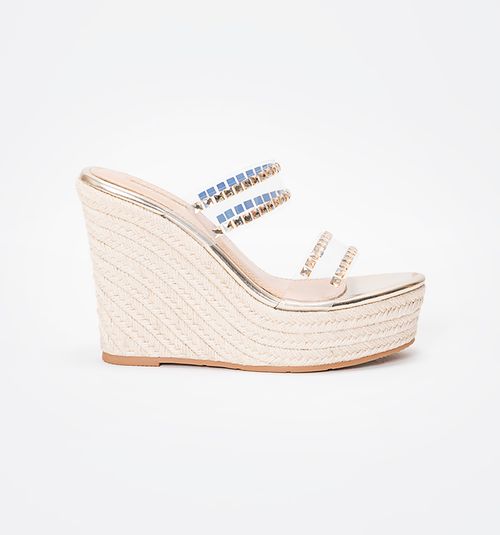 VINYL UPPER PLATFORM SANDAL